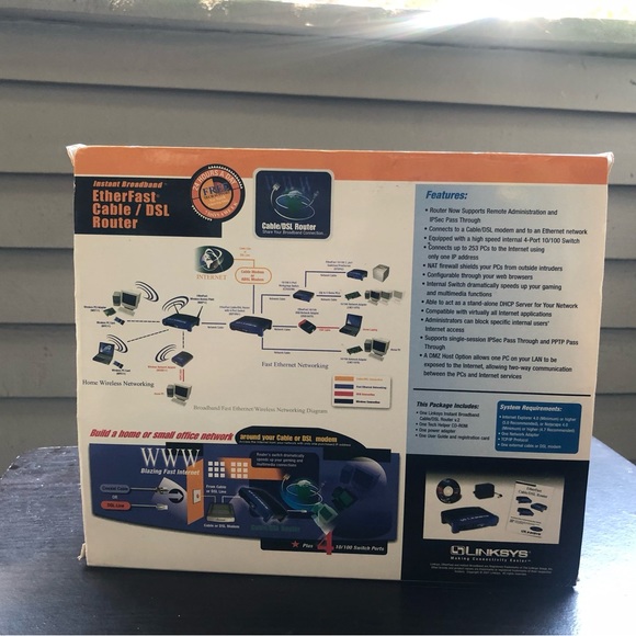 Linksys Instant Broadband EtherFast Cable/DSL Router- BEFSR41 V.2 - Picture 6 of 10